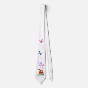 God is Love Neck Tie