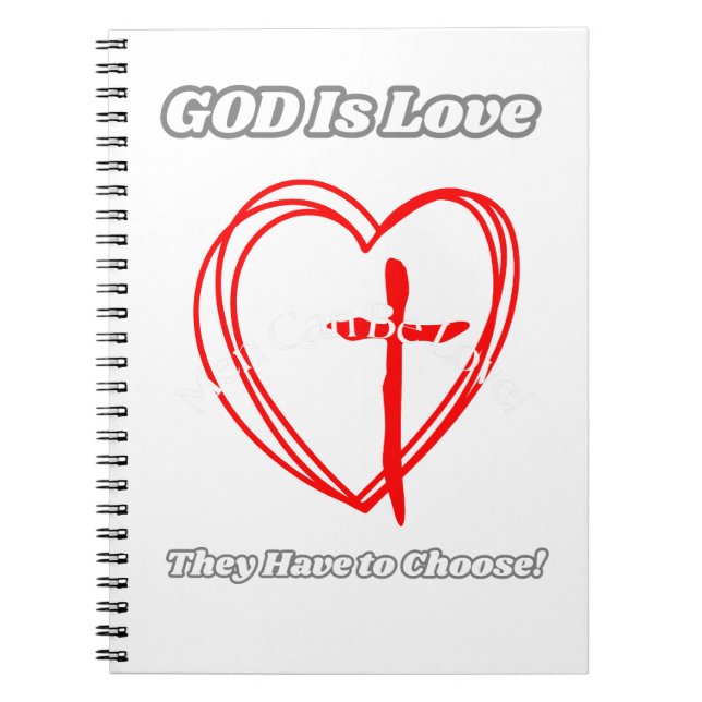 "God Is Love." Notebook (Front)