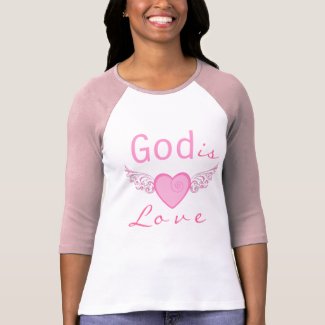 God is love, personalized christian t-shirt