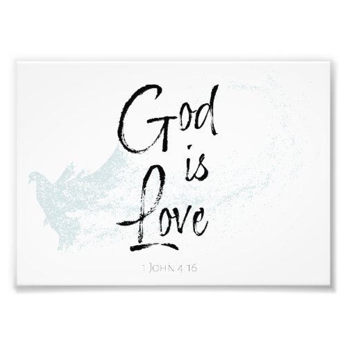 God is Love Photo Print