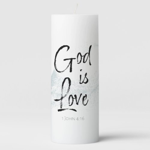 God is Love Pillar Candle