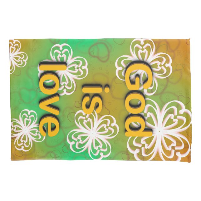 God is love  pillow case (Front)