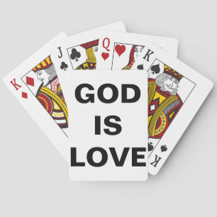 God Is Love Poker Cards