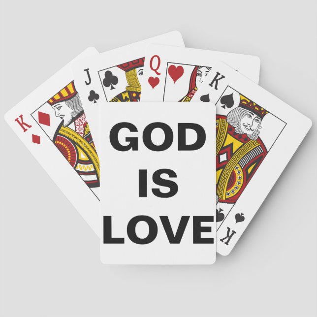 God Is Love Poker Cards (Back)