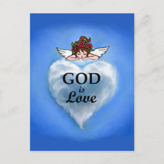 God Is Love Postcard