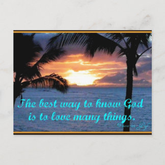 God is Love Postcard
