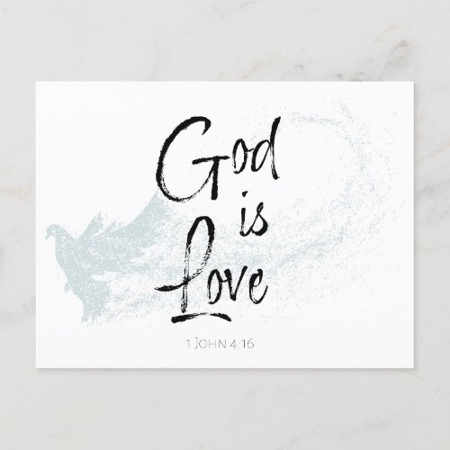 God is Love Postcard