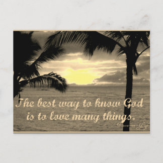 God is Love Postcard