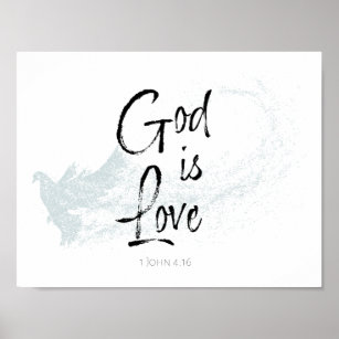 God is Love Poster