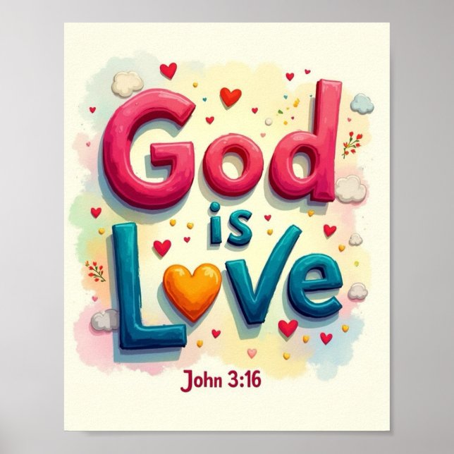 God is Love Poster (Front)