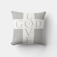 God Is Love Quote Christian Gray and White