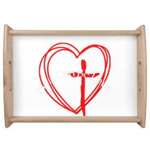 God Is Love. Serving Tray