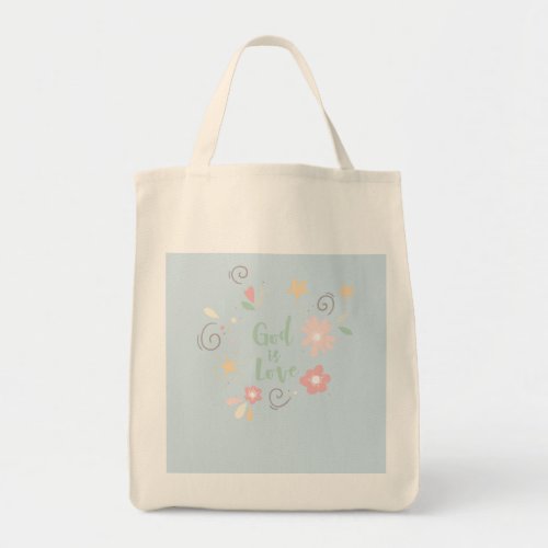 God is Love â Spiritual and Religious Tote Bag