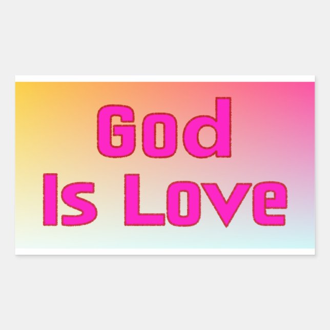 God Is Love Stickers (Front)