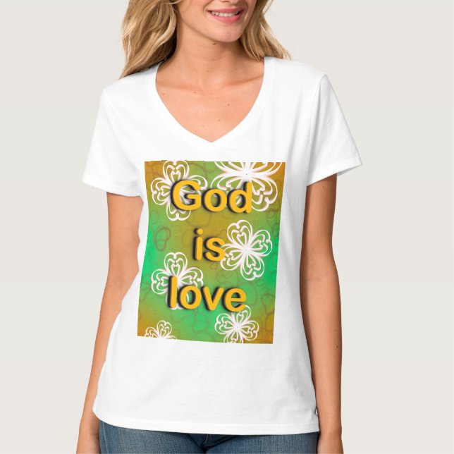 God is love T-Shirt (Front)