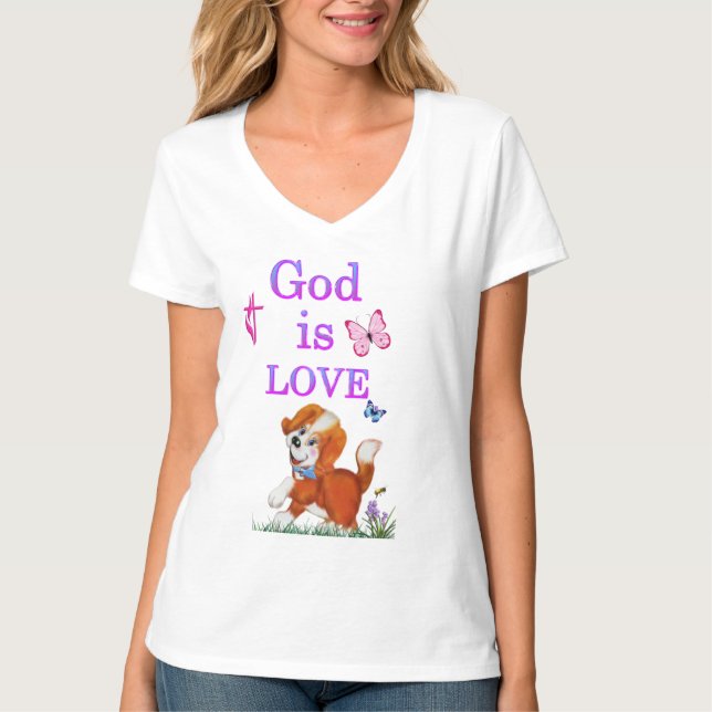 God is Love T-Shirt (Front)