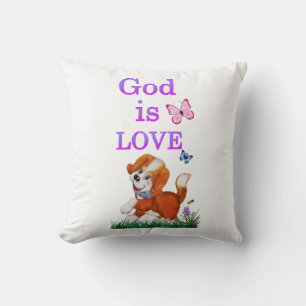 God is Love Throw Pillow