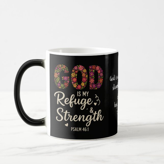 GOD IS MY REFUGE COLOR MORPH MUG  (Left)