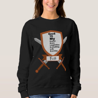 God is My Shield Apparel Sweatshirt