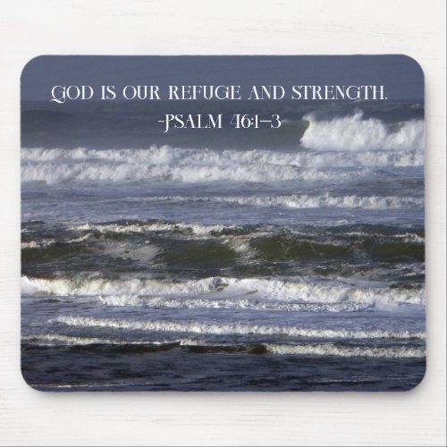 God is my strength and defense  Exodus 1514 Mouse Pad