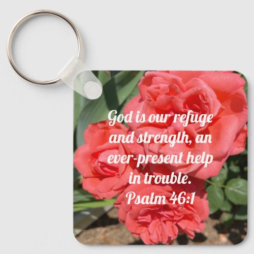 God Is Our Ever_Present Help Psalm 461 Christian Keychain