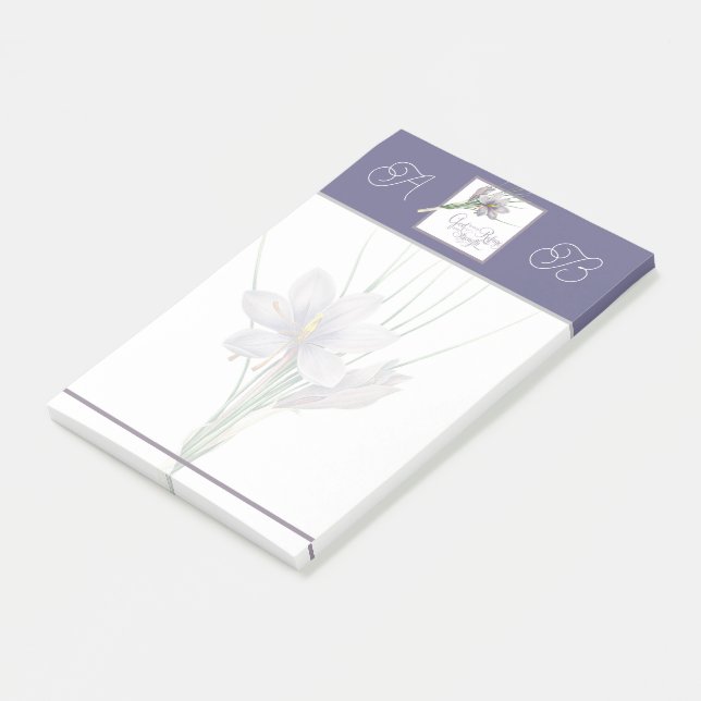 God is our Refuge and strength monogram Post-it Notes (Angled)