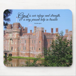 God is our Refuge and Strength Mouse Pad