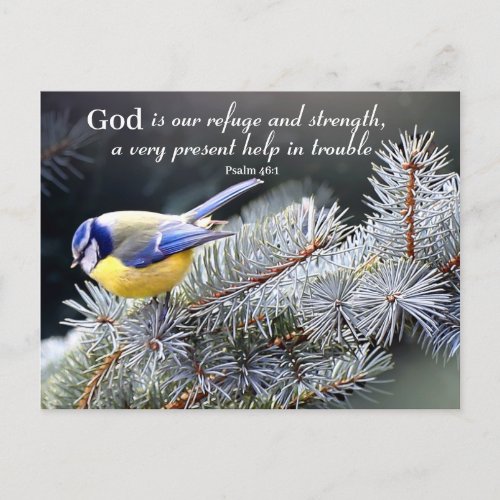 God is our Refuge and Strength Postcard