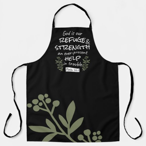 God is Our Refuge and Strength Psalm 461 Apron
