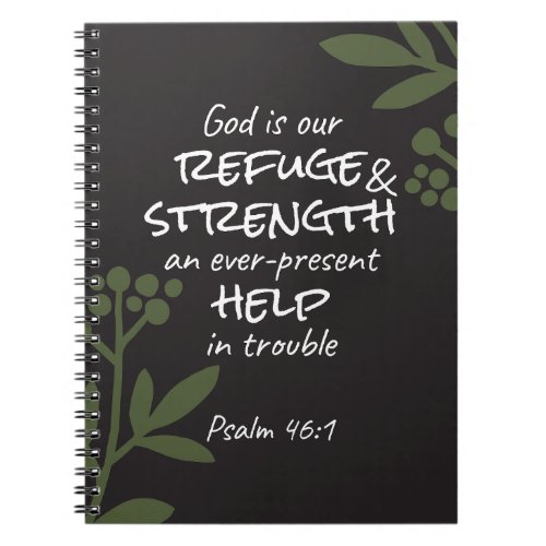 God is Our Refuge and Strength Psalm 461 Notebook