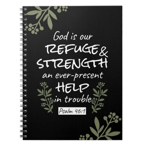 God is Our Refuge and Strength Psalm 461 Notebook