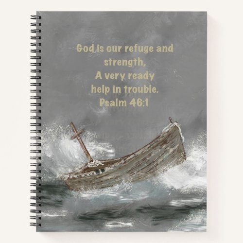 God is our refuge notebook