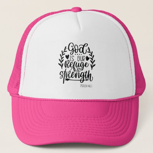 God is our refugee trucker hat