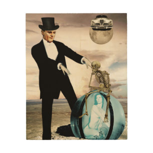 God is playing 1 wood wall art