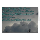 God is strength (Front Horizontal)