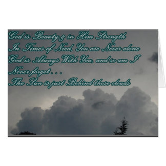 God is strength cards