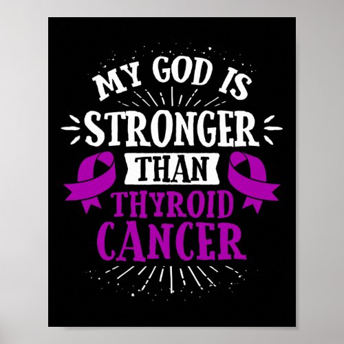 God Is Stronger Than Thyroid Cancer  Poster