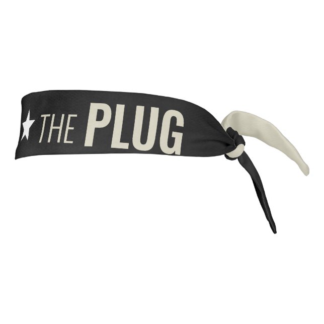 GOD IS THE PLUG TIE HEADBAND (Rotate 90)
