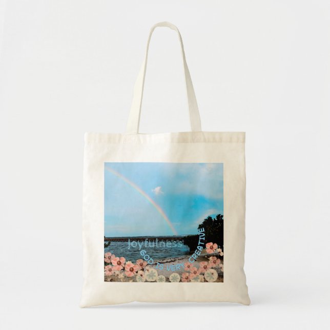 " God is Very Creative " Tote Bag (Front)