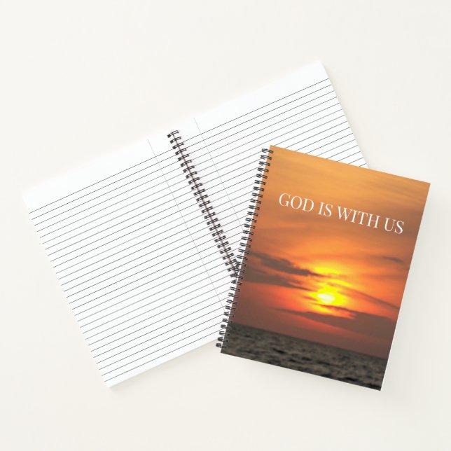 God is with Us - A Place for Scripture Notebook (Inside)