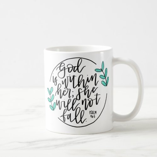 God is Within Her _ Mug _ Calligraphy Design