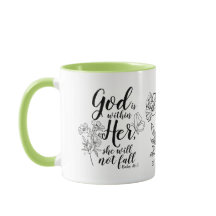 God is Within Her Psalm 46:5 Bible Verse Gift