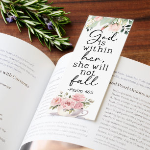 God Is Within Her Psalm 46:5 Bookmarks