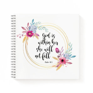 God is Within Her Psalm 46:5 Notebook