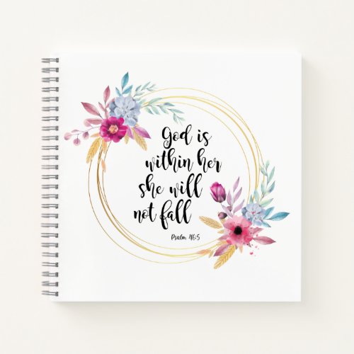 God is Within Her Psalm 465 Notebook
