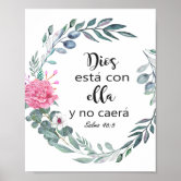 El colma de bienes tu vida, spanish bible verse Canvas Print for Sale by  latiendadearyam
