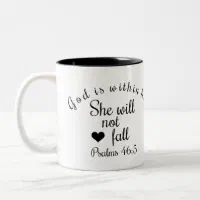 Mug-Be Still & Know-Psalm 46:10 Gray Marbled