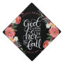 God is within her, she will not fall - Empowering Graduation Cap Topper