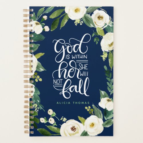 God is within her she will not fall _ Encouraging Planner