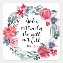God is within her she will not fall